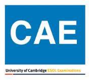 Exámenes ESOL de la Universidad de Cambridge - CAE